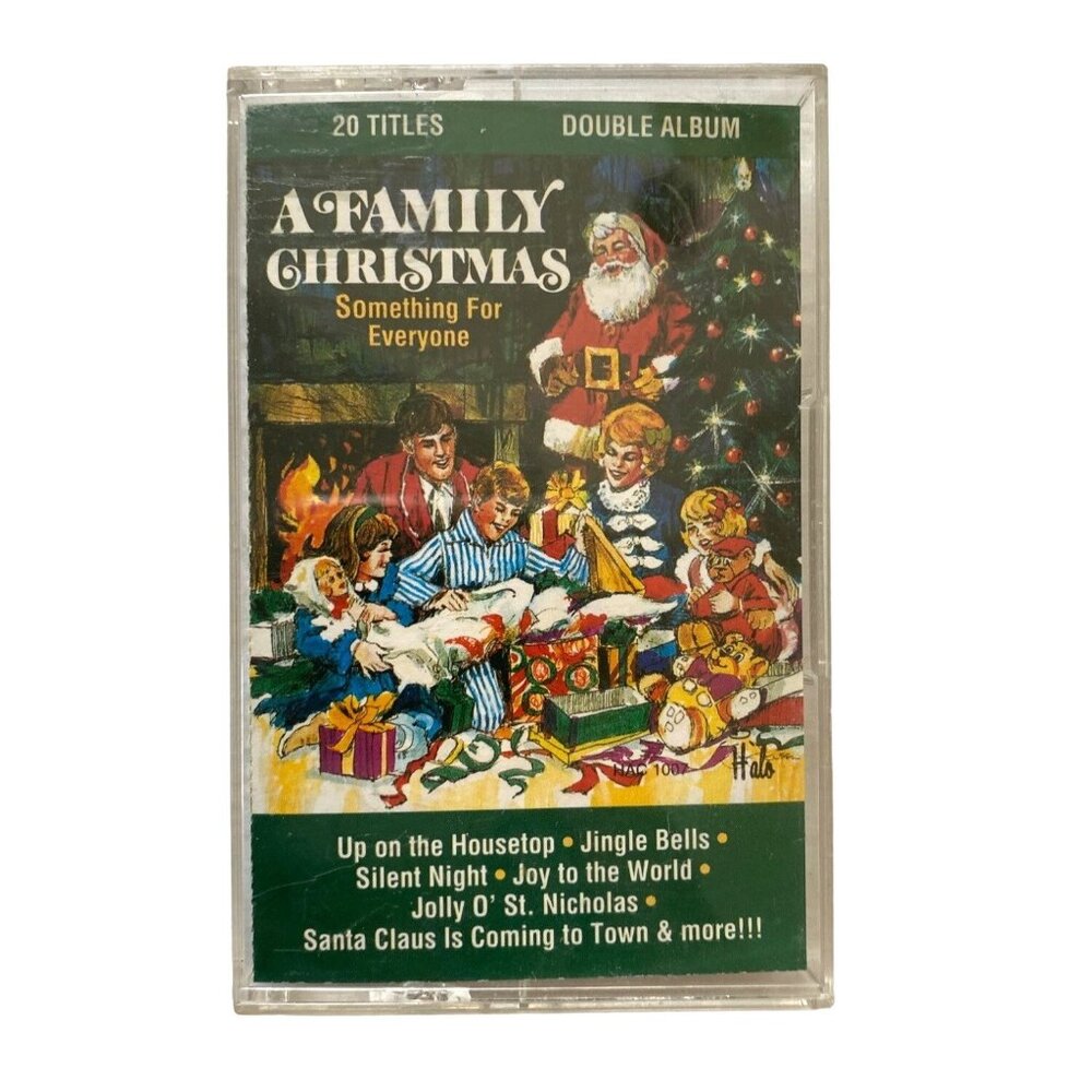 A Family Christmas Double Album 20 Titles 1997 Audio Music Cassette u